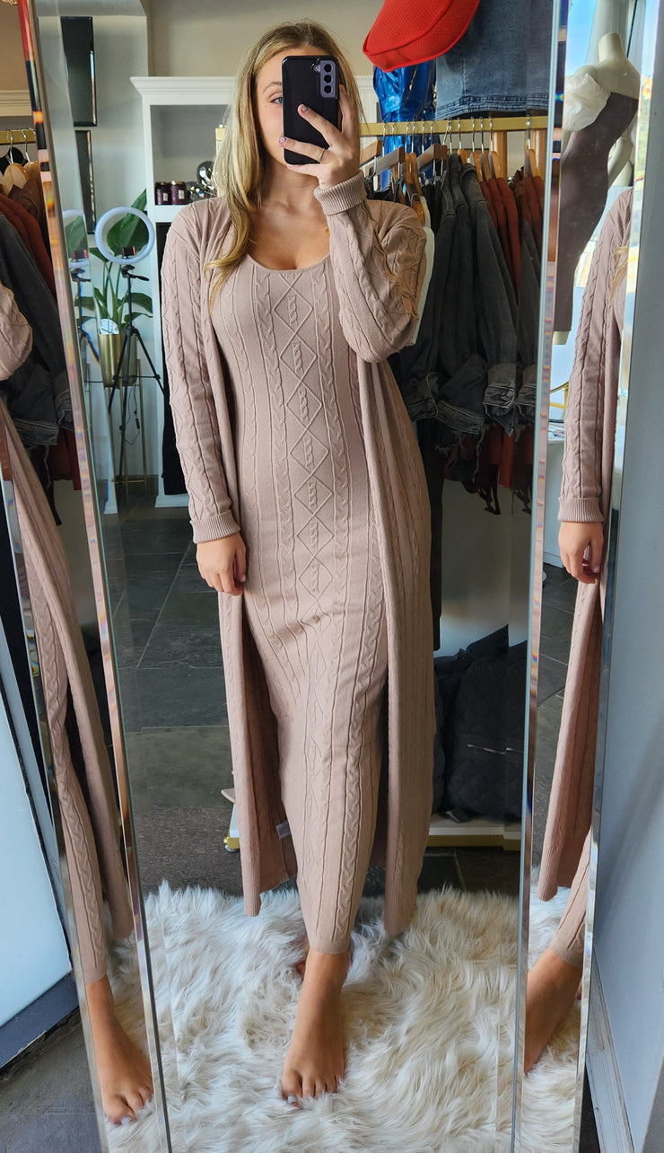 Arianna Cable Knit Set