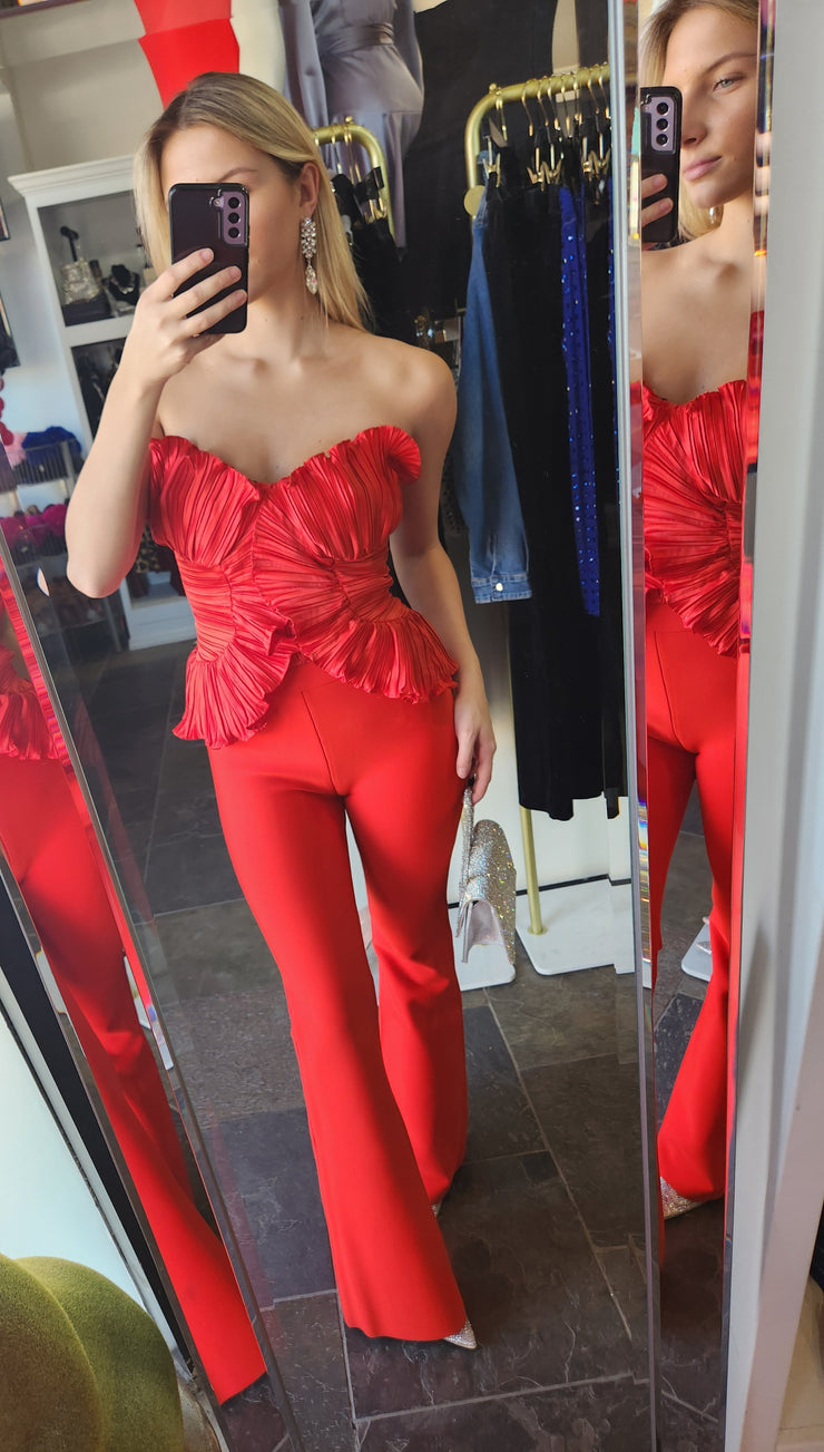 Audra Pleated Top