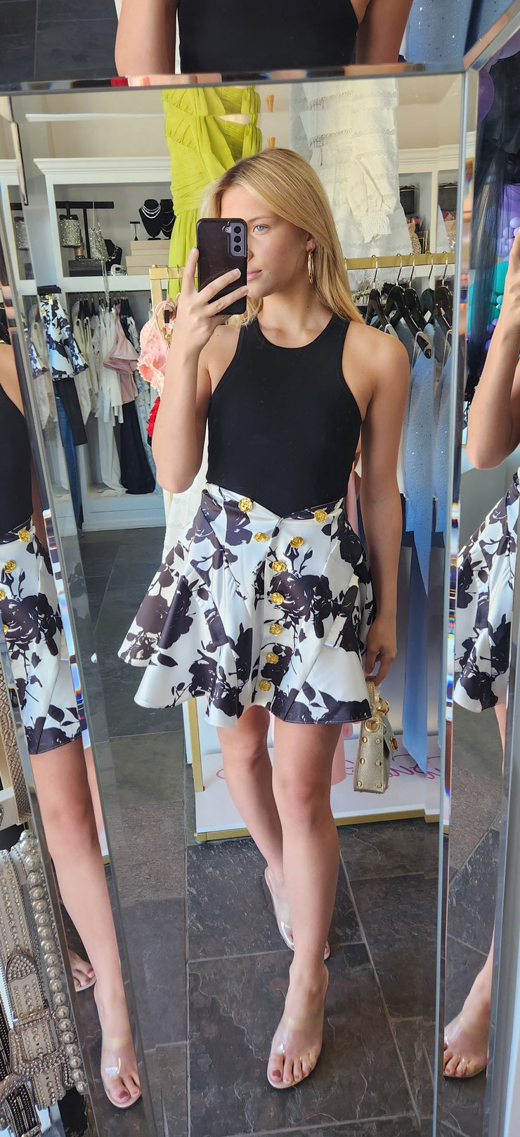 Dalia High Waisted Skirt