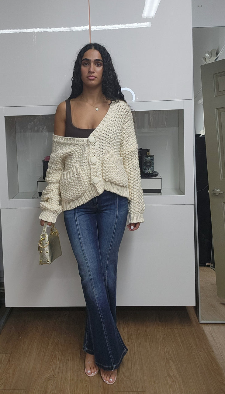 Chunk Sweater Cardigan