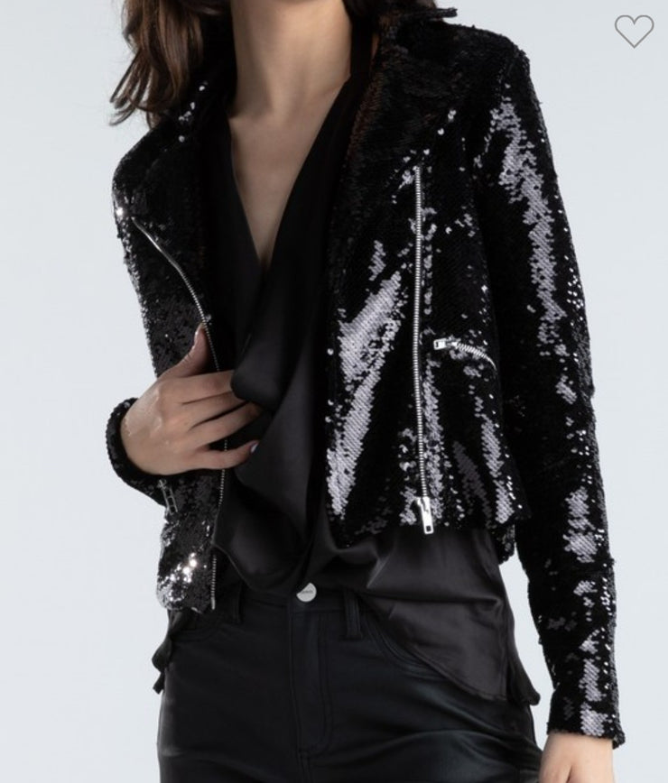 Matilda Sequin Moto