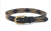 Sienna Studded Leather Belt