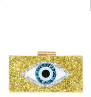 Evil Eye Acrylic Clutch