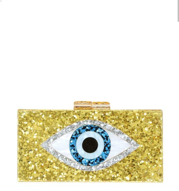 Evil Eye Acrylic Clutch