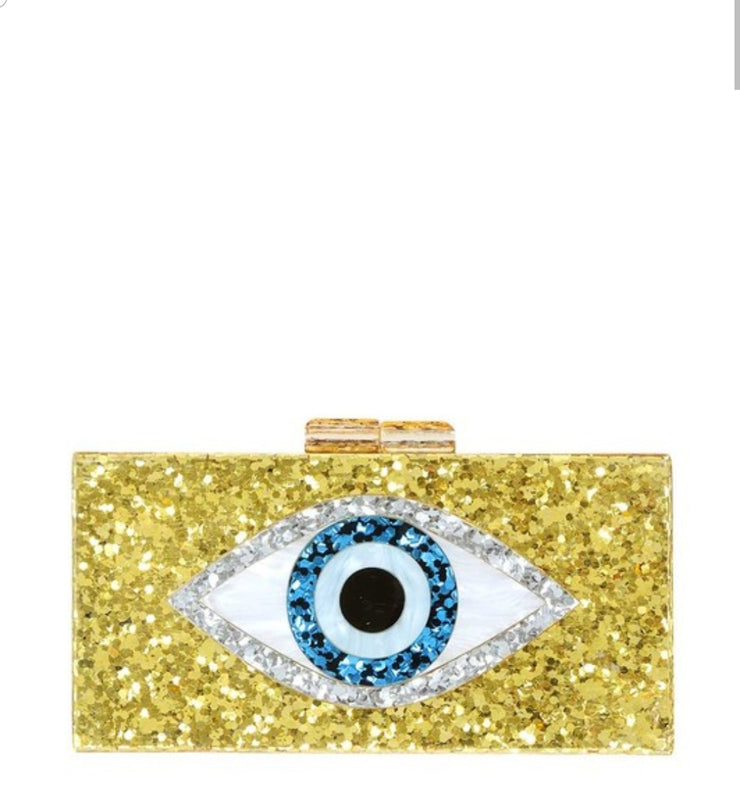 Evil Eye Acrylic Clutch