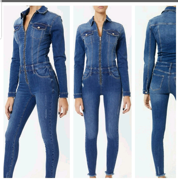 Joseline Denim Jumpsuit