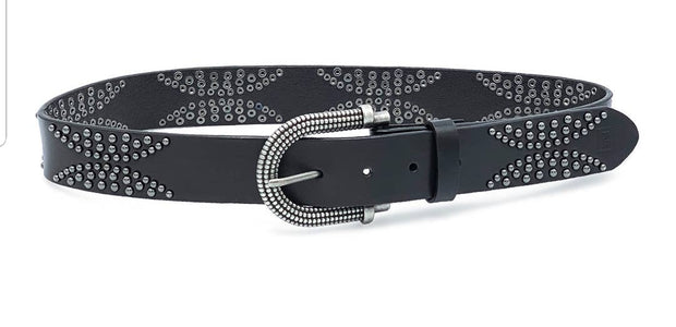 Stella Studded Black/Gunmetal