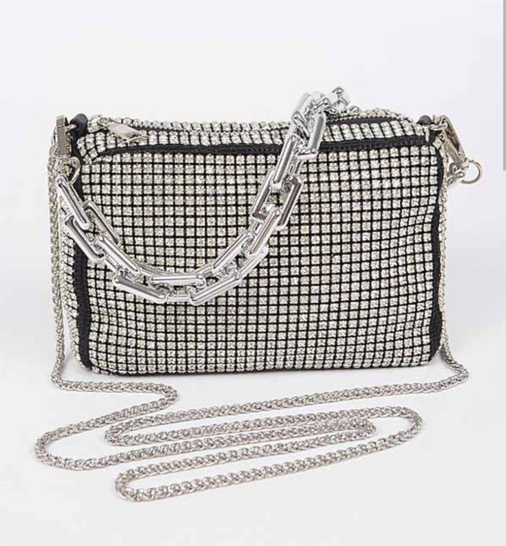 Rhinestone Crossbody Bag