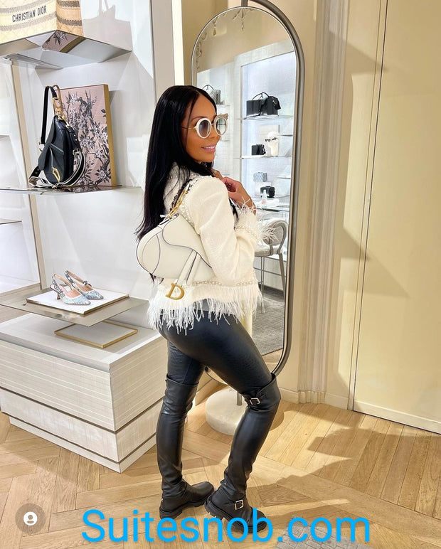 La Pearla Feather Blazer